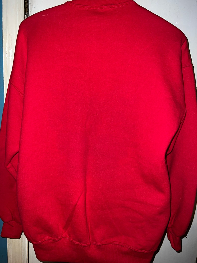 Ugly Christmas Sweatshirt. Christmas Spirit of The Season Sweatshirt. Ugly Christmas Sweatshirt. Vintage Christmas Sweatshirt. Size XL image 7