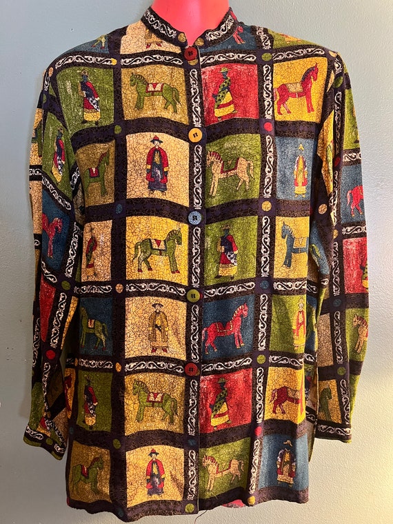 Vintage Platinum By Dorothy Schoelen Shirt. Beauti