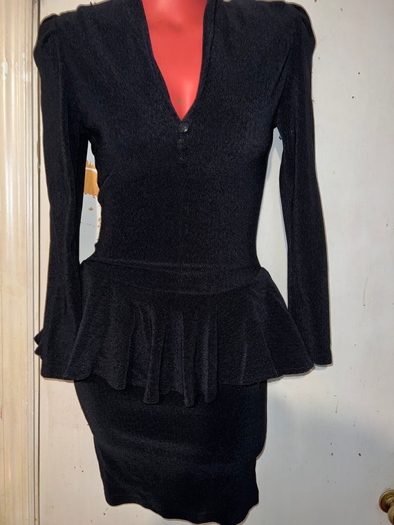 Vintage Black Eric Andres Dress. Beautiful 90’s Bl