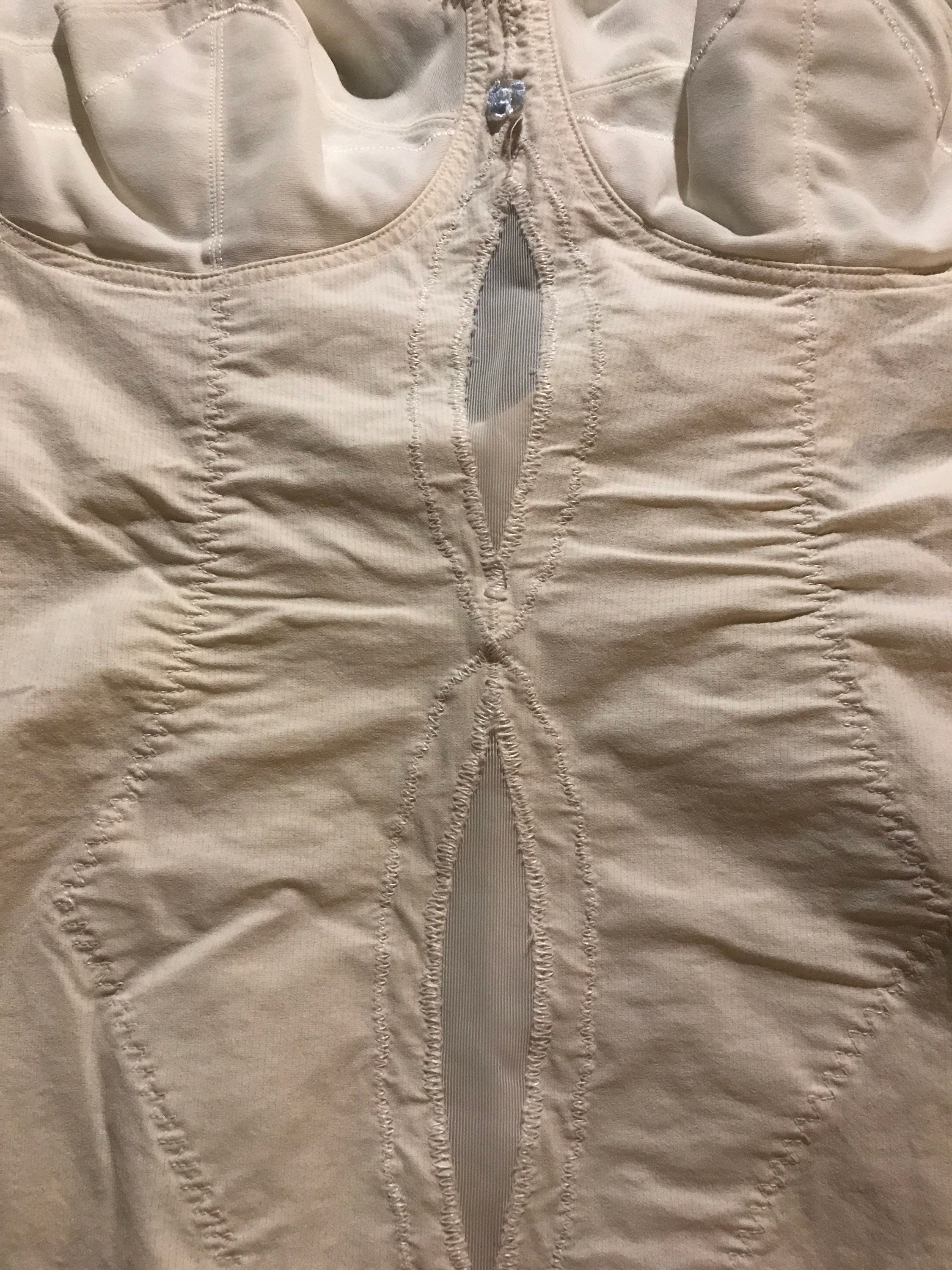 Vintage 1950’s Playtex “I Cant Believe It’s A Girdle” White Bodysuit