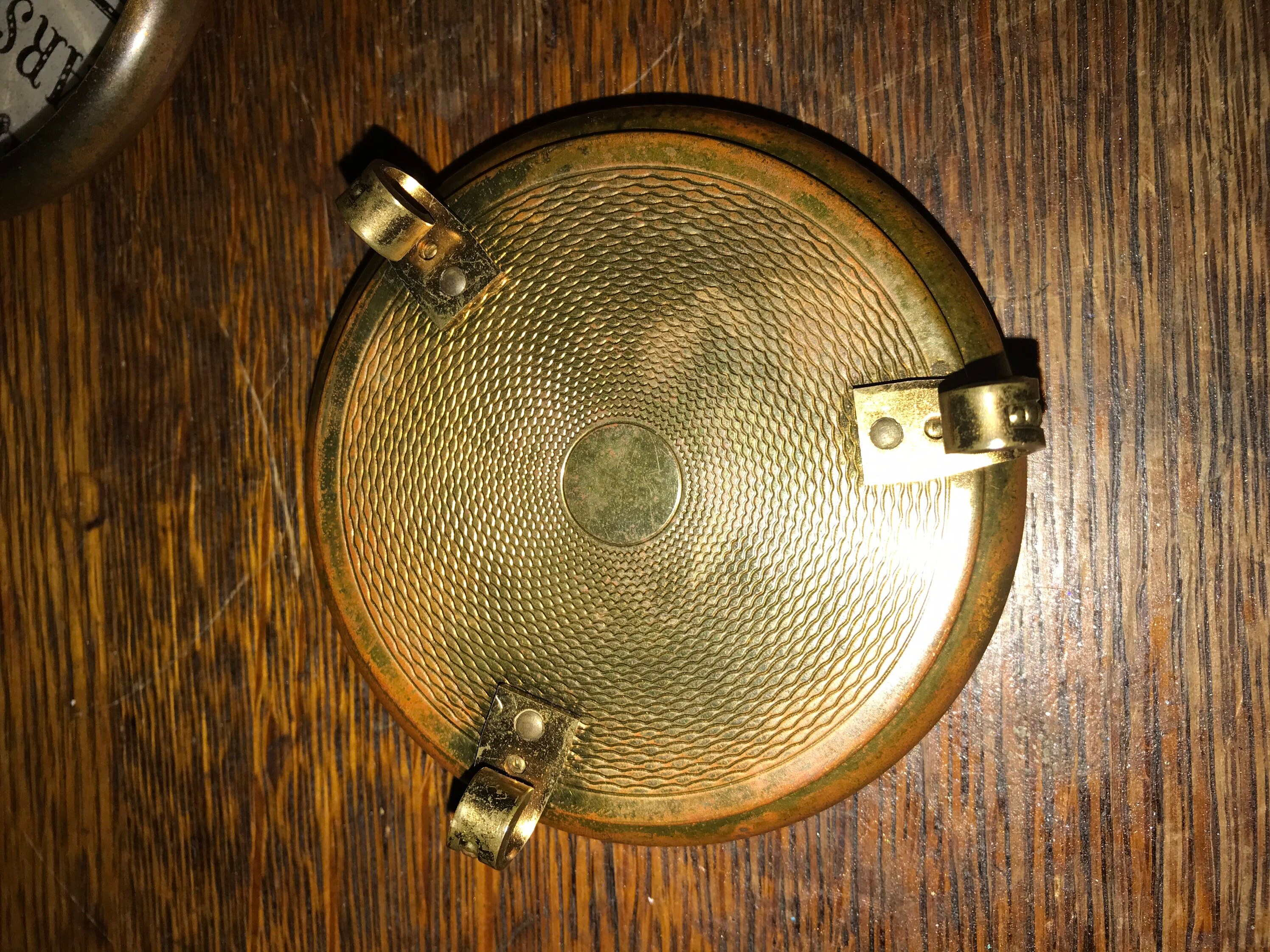 Vintage Brass Stacking Ashtrays. Vintage Brass Ashtrays For Guests. Set