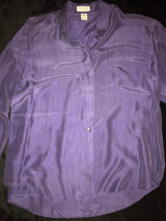 express silk shirt
