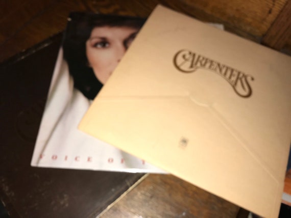 Vintage Set of Three Carpenters Albums. The Singles, Self Titled and Voice of the Heart