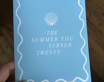 Tarjeta de 20.º cumpleaños inspirada en TSITP: Plantilla editable de Canva Pro (descarga digital)