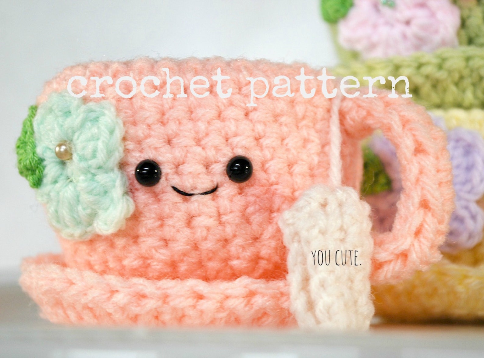 CROCHET PATTERNTea Cup and Saucer Etsy