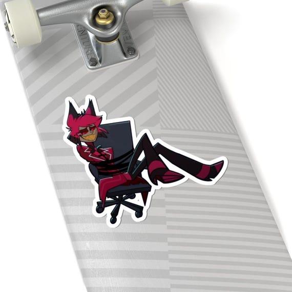 80 Autocollants Hazbins Alastor – Vinyle Imperméable – Décoration Ordinateur, Skateboard, Scrapbooking