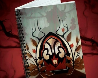 Alastor Radio Demon Journal, Hazbin Hotel, A5 Notebook