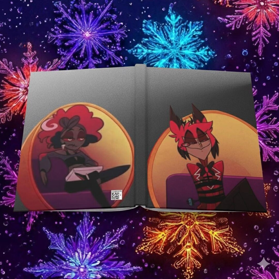 Hazbin Hotel Alastor and Velvette Besties Hardcover Journal, Soft Cover ...