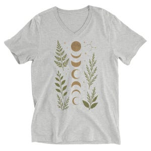 Unisex Short Sleeve V-Neck T-Shirt