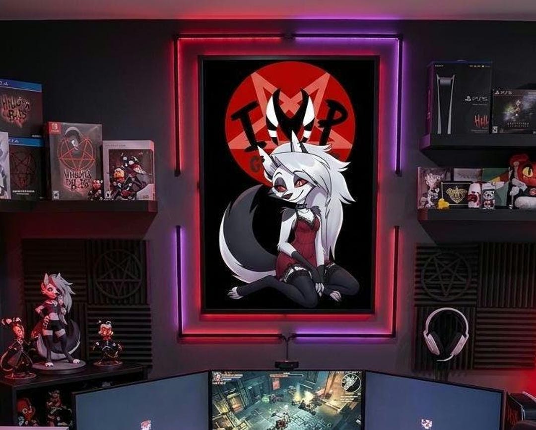 Loona Helluva Boss Hazbin Hotel Wall Decal | Animated Series Poster - Etsy