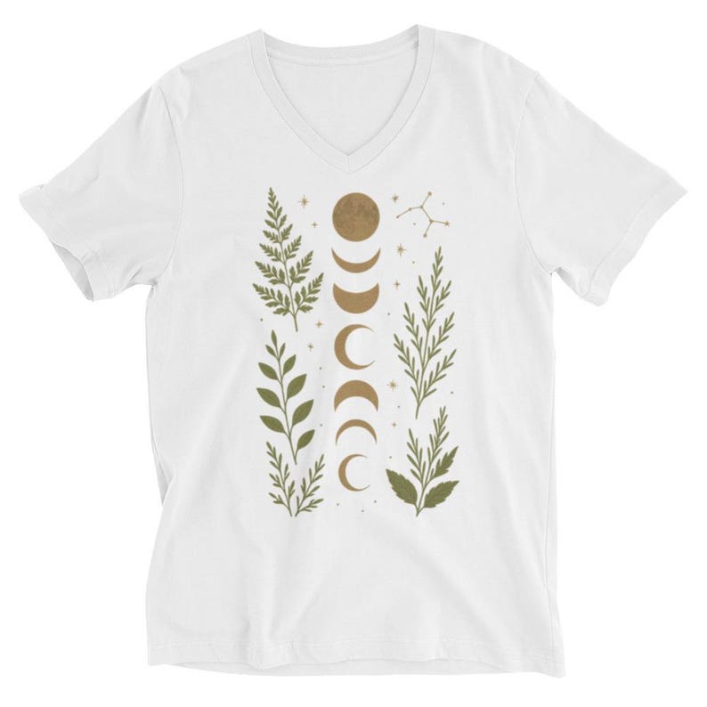 Unisex Short Sleeve V-Neck T-Shirt
