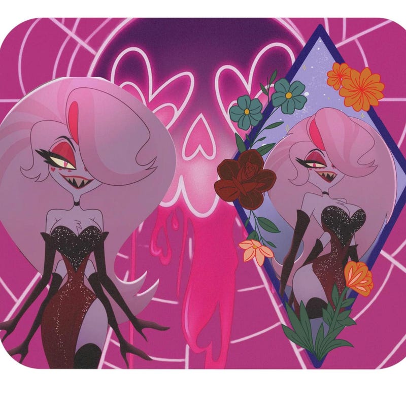 Hazbin Hotel Angel Dust Drag Etsy
