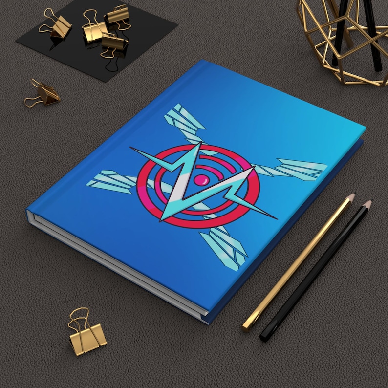 Hazbin Hotel Vox Journal, Matte Laminated Notebook Hard Cover