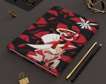 Lucifer Fallen Angel Hazbin Hotel Hardcover Journal