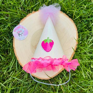 Baby Birthday Hat| Handmade Firts Birthday| Hat for Girls and Boys|Smash Cake  Party Hat|Toddler Birthday Outfit Accessory