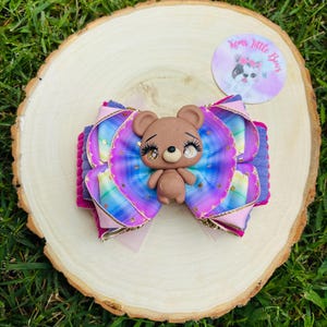 Birthday Hair Bow,Toddler Birthday Bow,Birthday Outfit Accessory,Handmade Girls Bow,Cake Smash Bow,Party Hair Clip,Gift for Birthday Girl