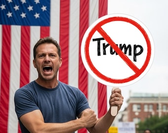 No War Protest Sign on Stick – Peace Advocacy Handheld Protest Sign, Bold Anti-War Slogan Placard, Lightweight & Waterproof for Outdoor