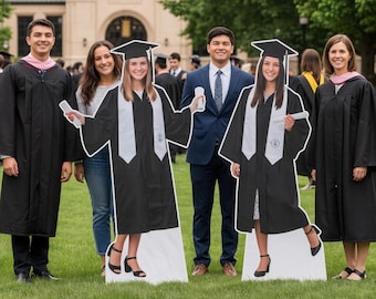 Custom Life Size Cardboard Cutout, 1-8FT Personalized Standee, Full Body Cutout, Party Decoration, Graduation Birthday