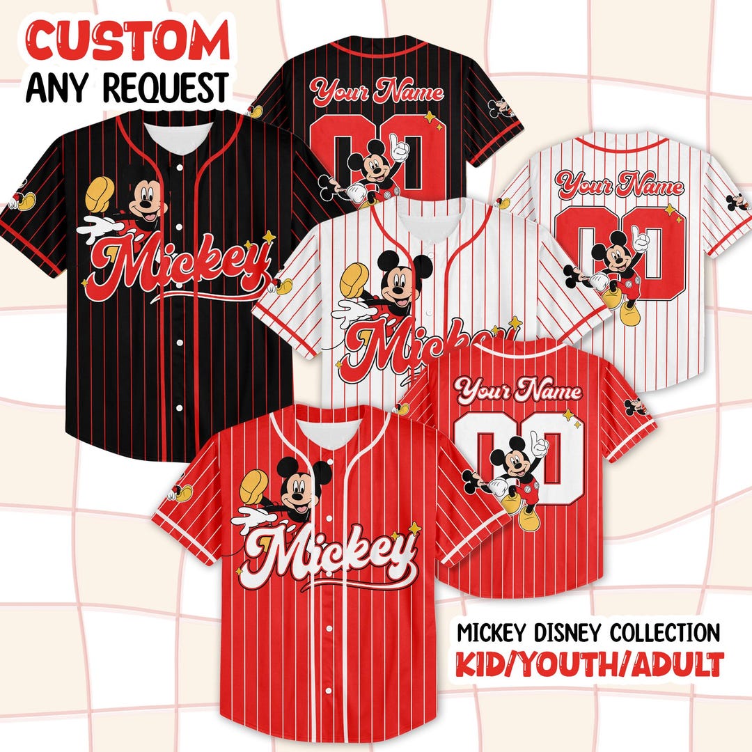 90s Disney Mickey Baseball ユニフォーム セットアップ 90s Disney Mickey Baseball ユニフォーム セットアップ Custom Magic