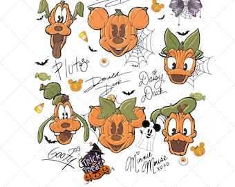 Ratinho e amigos do Halloween da Disney em PNG, Ratinho não tão assustador em PNG, Camiseta da festa de Halloween 2025 em PNG, Temporada assustadora, Reino mágico de Halloween em PNG