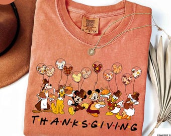 Tis The Season Mickey And Friends Shirt, Disney Fall Shirt, Mickey Autumn Disney Pumpkin Season Shirt, Mickey Turkey Pumpkin Latte Thankful