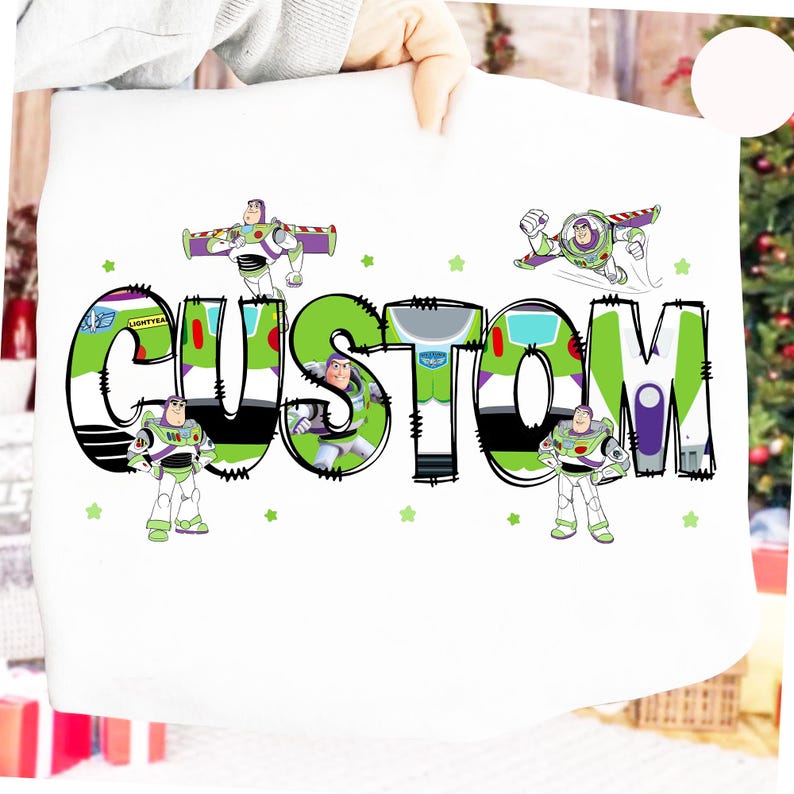 Custom Name Buzz Lightyear To Infinity And Beyond Shirt, Toy Story Pixar Disney Tee, Space Ranger Shirt, Disneyland Family Trip Birthday Tee image 1