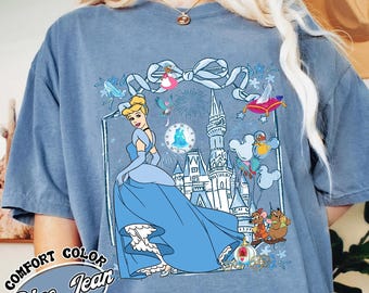 Cinderella Shirt, Cinderella Sweatshirt, Disney Princess Shirt, Disney Girls Trip Shirt, Disneyland Shirt, Cinderella Coquette Mirror Shirt