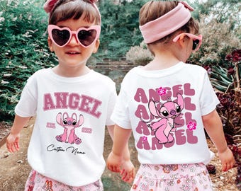 Angel Family Shirt, Angel Birthday T-Shirt, Lilo and Stitch Matching Family Tee, Angel & Stitch Sweatshirt, Magic Kingdom Disney Siblings