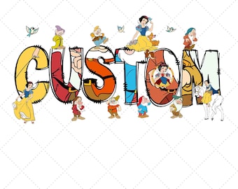 Custom Name Snow White and the Seven Shirt, Disney Snow White Shirt, Princess Snow White, Disney Girls Trip Tee, Princess Snow White Trip