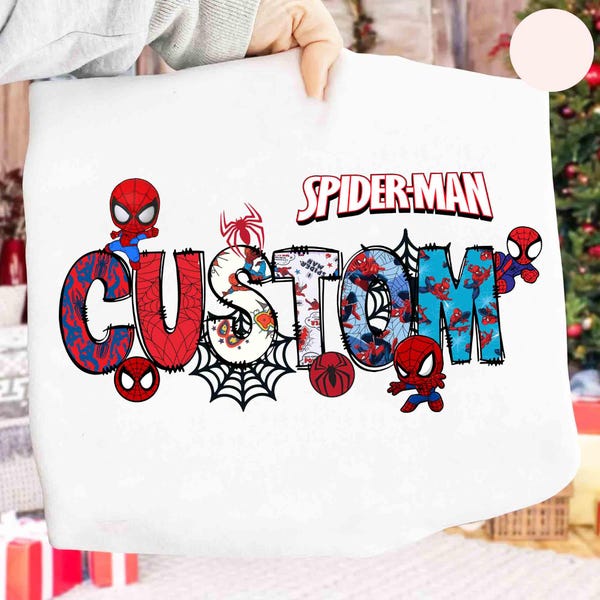 Camiseta personalizada de Spiderman para cumpleaños de niño, camiseta de cumpleaños familiar, camiseta de cumpleaños personalizada por edad, camiseta de telaraña, camiseta de cumpleaños personalizada, camiseta de araña