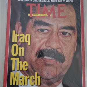 Time International Magazine Aug 13, 1990 Iraq on the March