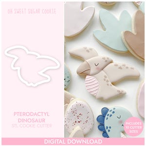 Pterodactyl STL Cookie Cutter File, 3D Printable, Instant Download