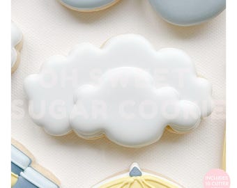 Cloud Cookie Cutter STL File, 3D Printable, Instant Digital Download