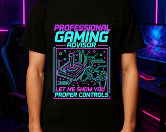 Professionell spelrådgivare Gamer-t-shirt | Gamer-tröjor, e-sportskjorta