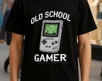 Camiseta retro de videojuegos / Camiseta para gamers de la vieja escuela / Regalo vintage de videojuegos / Camiseta gamer