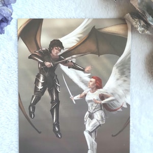 Tainted Bonds Character Art | Bashtian & Vanora| Chapter Scene Print | Dark Fantasy Romance