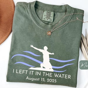 Custom Baptism Shirt Comfort Colors,  Baptism Shirt Women & Men Teen, I Left It In The Water Shirt, Gift For The Baptized, Religious Shirt