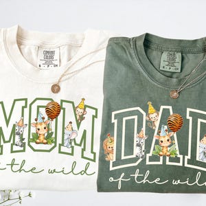 Matching Family Safari Shirts for Little Explorer 1st Birthday, Safari Jungle Animal Birthday Family Shirts, Mom and Dad Matching