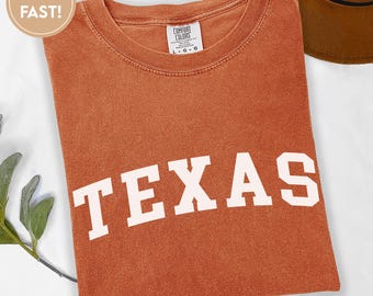 Custom Name City Shirt, Custom Design State Tee, Personalized City Name Shirt, Custom Design Comfort Colors Shirt C521_Texas
