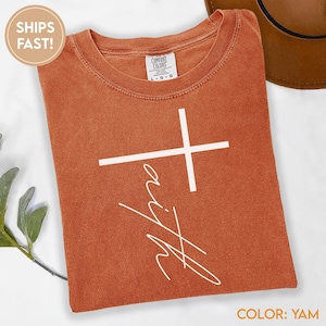 Faith shirt, Faith Cross Shirt, Christian shirt, Jesus shirt, Bible Verse, Faith Shirt, Christian Gift, Faith Vertical Cross D180