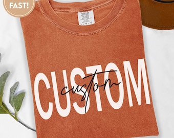 Custom Text Sweatshirt, Personalized Text Hoodie, Personalised Saying Outfit, Customized Quotes Clothing, Custom Logo Hoodie, Custom C460