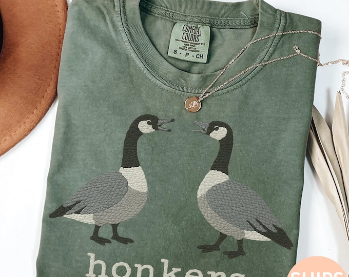 Honkers Tshirt, Canadian Goose Tshirt, Bird Watcher Shirts, Bird Tee, Funny Bird Shirts, Cute Bird Shirts, Bird Lover Gifts, Joke Bird C575