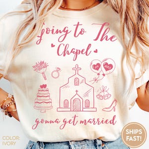 Camisas de novia personalizadas, camisas de despedida de soltera, para ir a la capilla, para casarse, colores cómodos, camisas de despedida de soltera coquetas C93-2