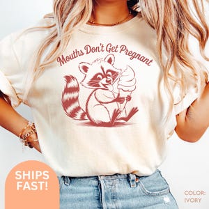 Embarrassing T-shirt, Inappropriate Tshirt, Adult Humor Shirt, Joke Shirts, Embarrassing Inappropriate Mouths Don&#39;t Get Pregnant Humor C666