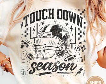 Comfort Colors® Football Season Shirt, Football Mama T Shirt, Football Game Day T-Shirt, Football Fall Season Tee G025