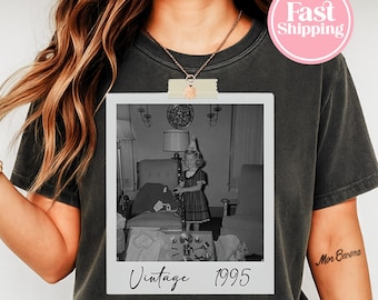 Personalisiertes 30.Geburtstag Shirt, Individuelles Foto Komfort Farben Geburtstags Shirt, 30.Geburtstag Geschenk, 40.Geburtstag Geschenk, Vintage 1995 Shirt V7