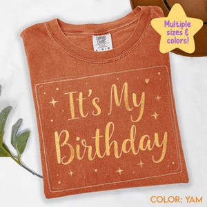 My Birthday Shirt, Birthday Shirt For Women, Birthday Girl Shirt, It&#39;s My Birthday Shirt, Birthday Party Shirt, Birthday Queen Shirt C424