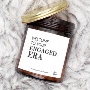 Engagement Candle | In My Engaged Era | Engagement Gift | Future Mrs Gift | Getting Married Gift | Wedding Gift