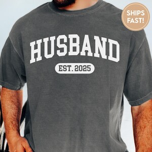 Funny Husband + Wife matching shirts, custom EST Year, Anniversary gift for husband/wife, couple outfit, 5th 10th 20th C505_Hus