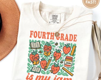 Comfort Colors® Fourth Grade Teacher Shirt 4th Grade Teacher Appreciation T Shirt Elementary fourth Grade Team Tee Gift G020_4th